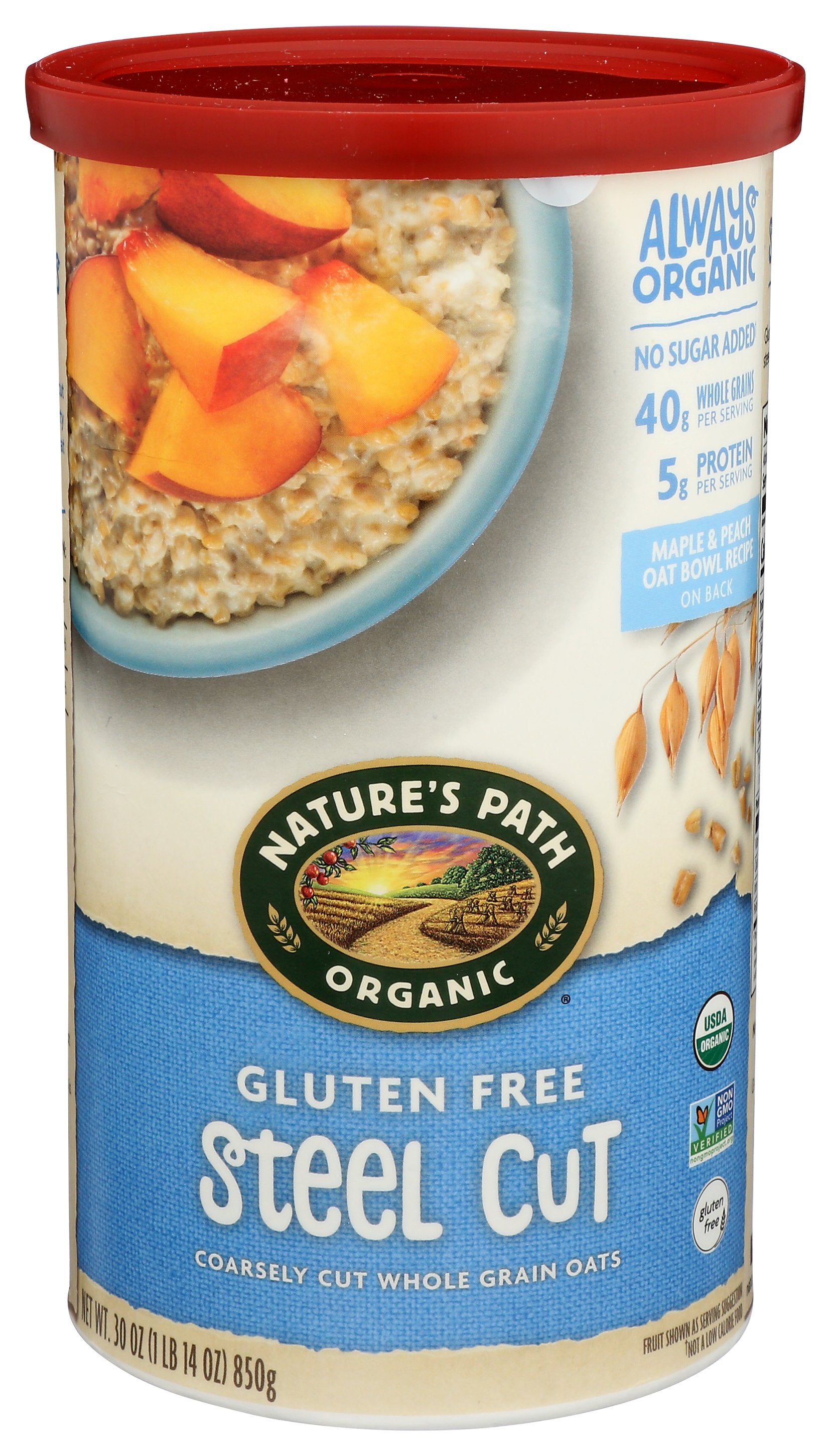 NATURES PATH OATS STEEL CUT ORG - Case of 6