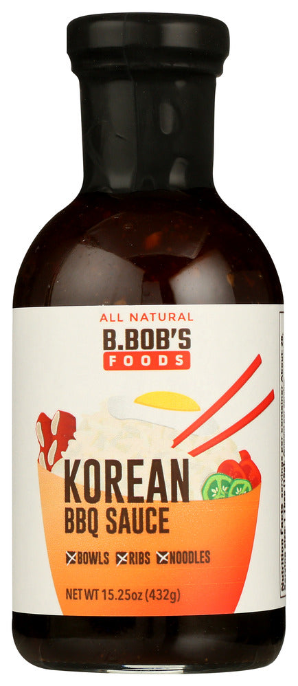 Bronco Bobs Sauce Korean BBQ - Case of 6 - 15.25 oz