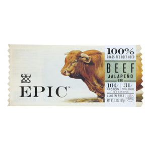 Epic - Bar Beef Jalapeno - Case Of 12-1.3 Oz