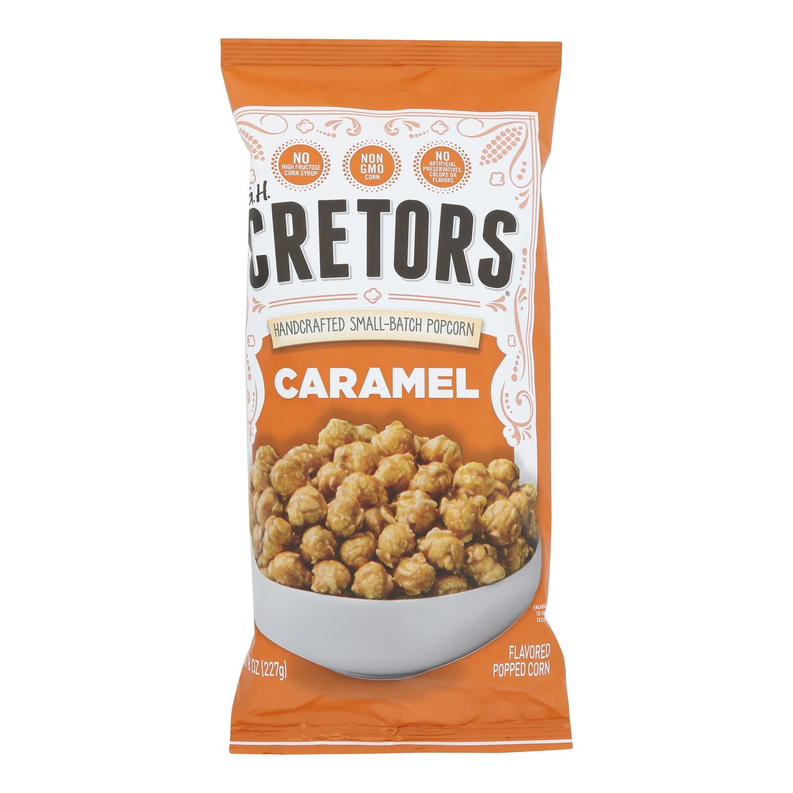 G.h. Cretors Popcorn - Just The Caramel - Case Of 12 - 8 Oz