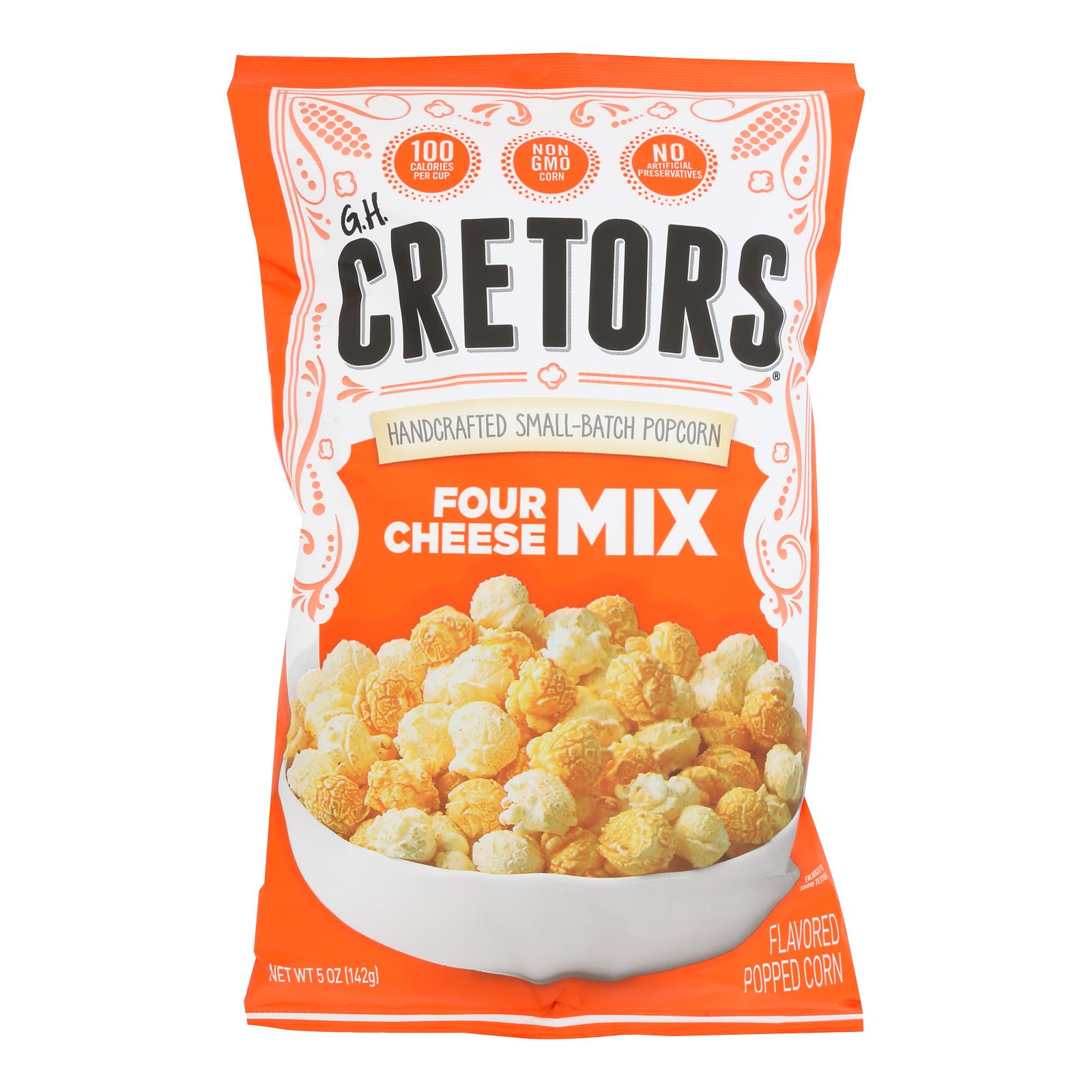 G.H. Cretors Flavored Popped Corn - Case of 12 - 5 OZ