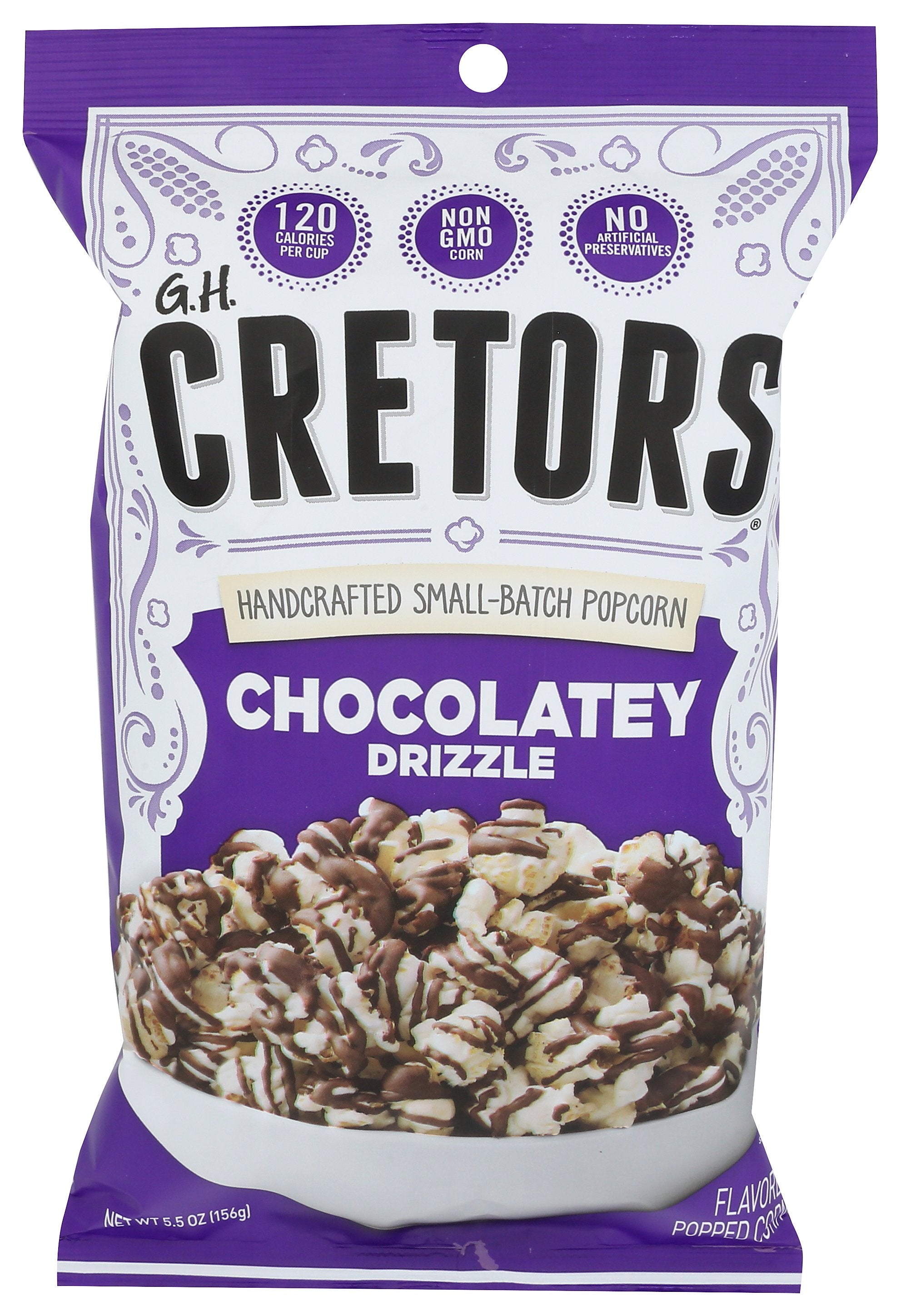 GH CRETORS POPCORN CHOCOLATELY DRZL - Case of 12