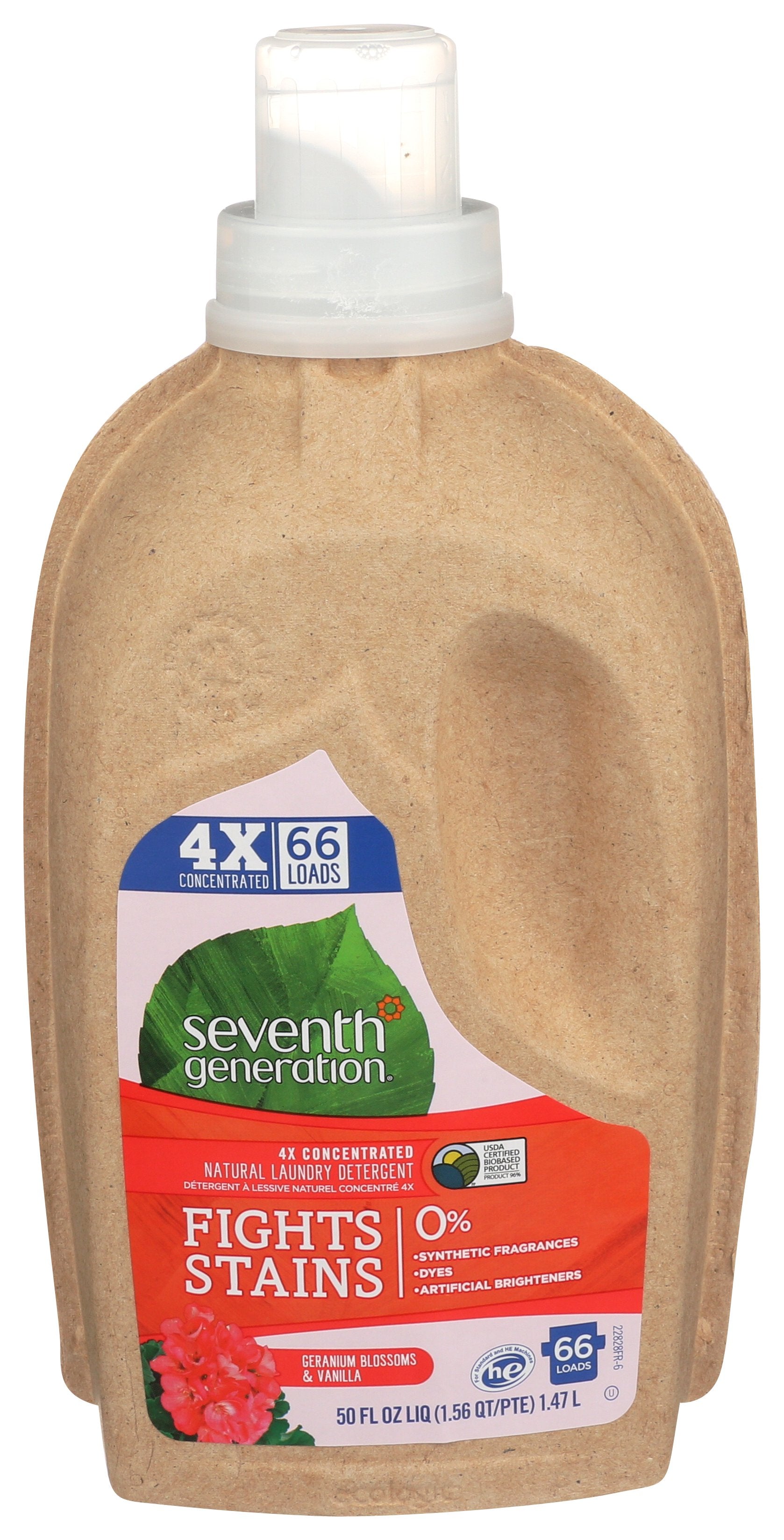 SEVENTH GENERATION LAUNDRY LIQ GERANIUM BLSM - Case of 6