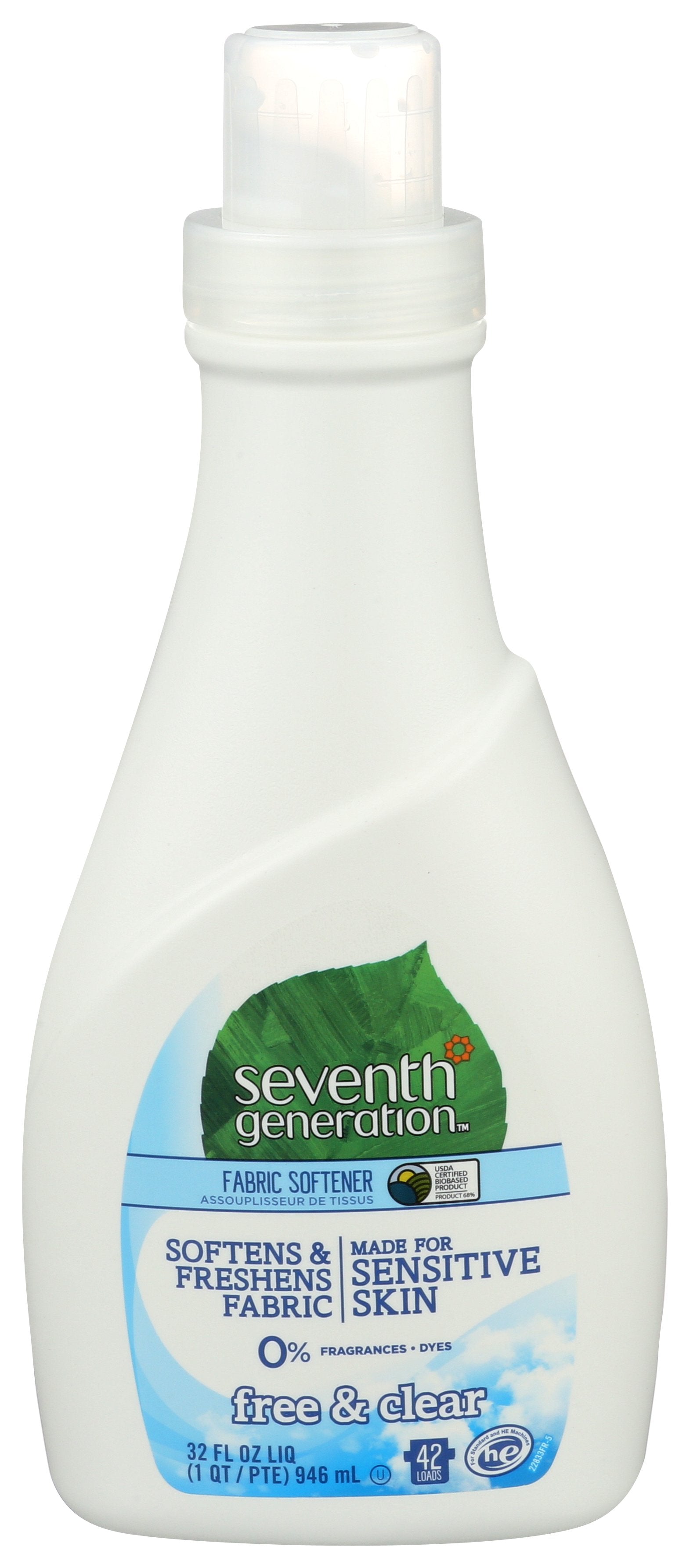 SEVENTH GENERATION FABRIC SFTNR FREE & CLEAR