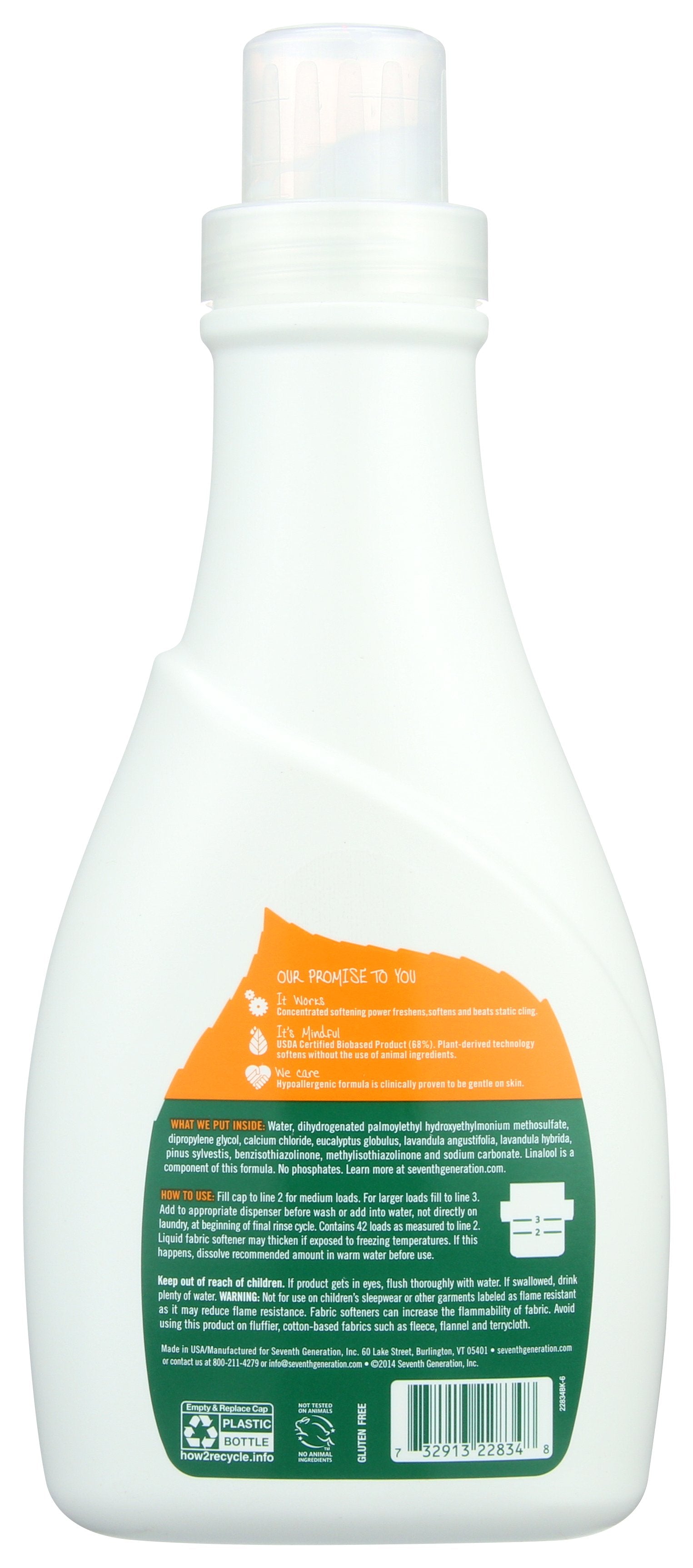 SEVENTH GENERATION FABRIC SFTNER LAVENDER