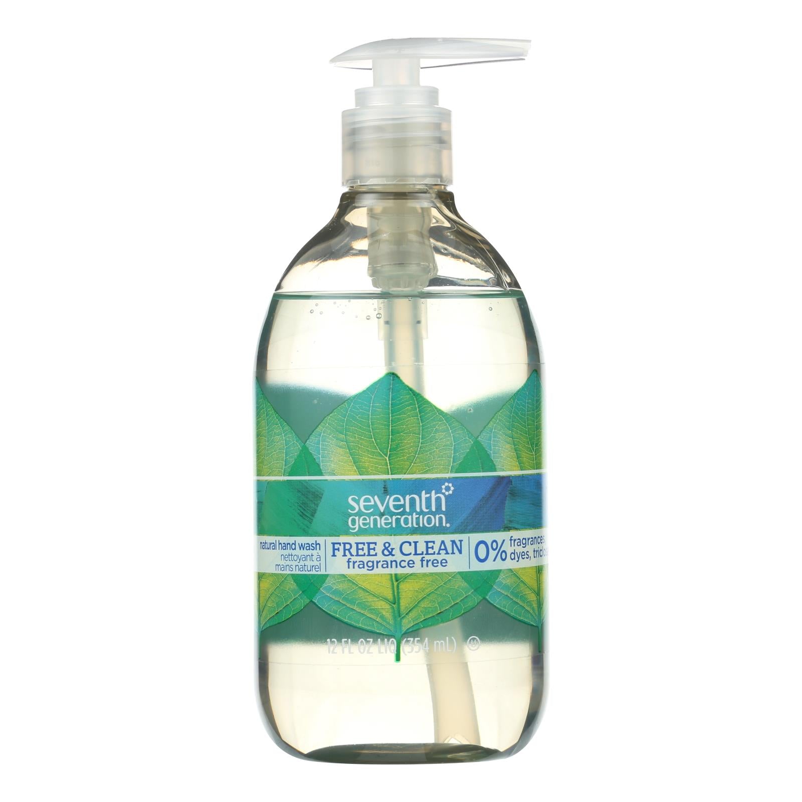 Seventh Generation - Liquid Hand Soap - Free and Clean Unscented - 12 fl oz.