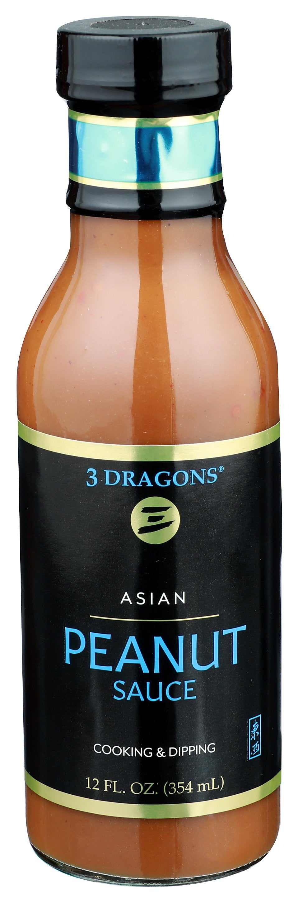 3 DRAGONS SAUCE ASIAN PEANUT - Case of 6