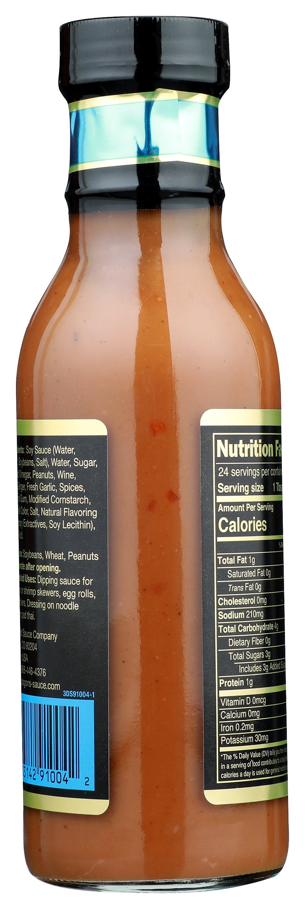 3 DRAGONS SAUCE ASIAN PEANUT - Case of 6