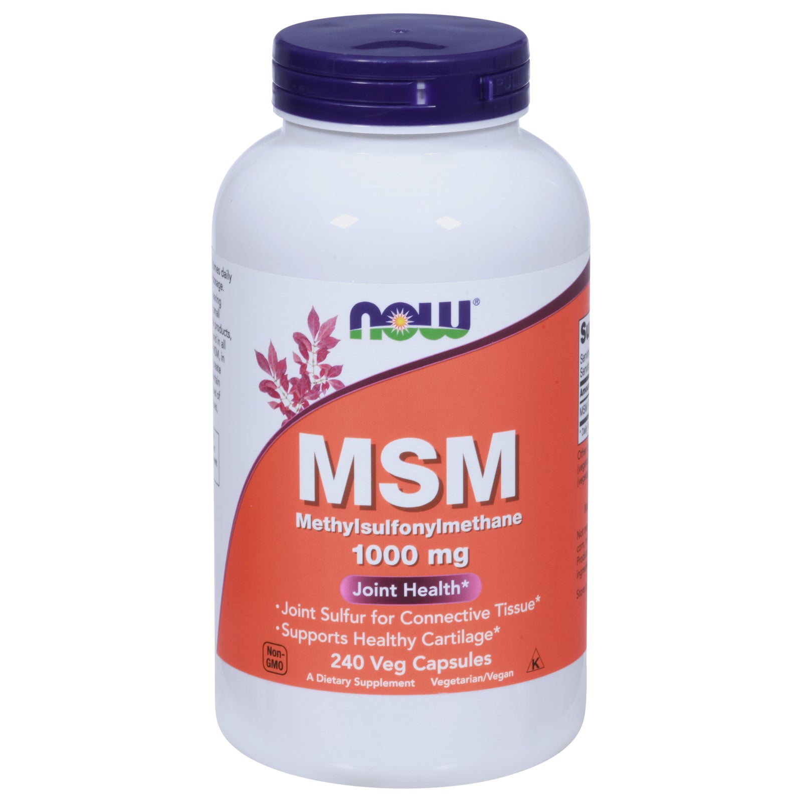 Now Foods - Methylsulfonylmethane 1000 milligrams - 1 Each-240 Vegetarian Capsules