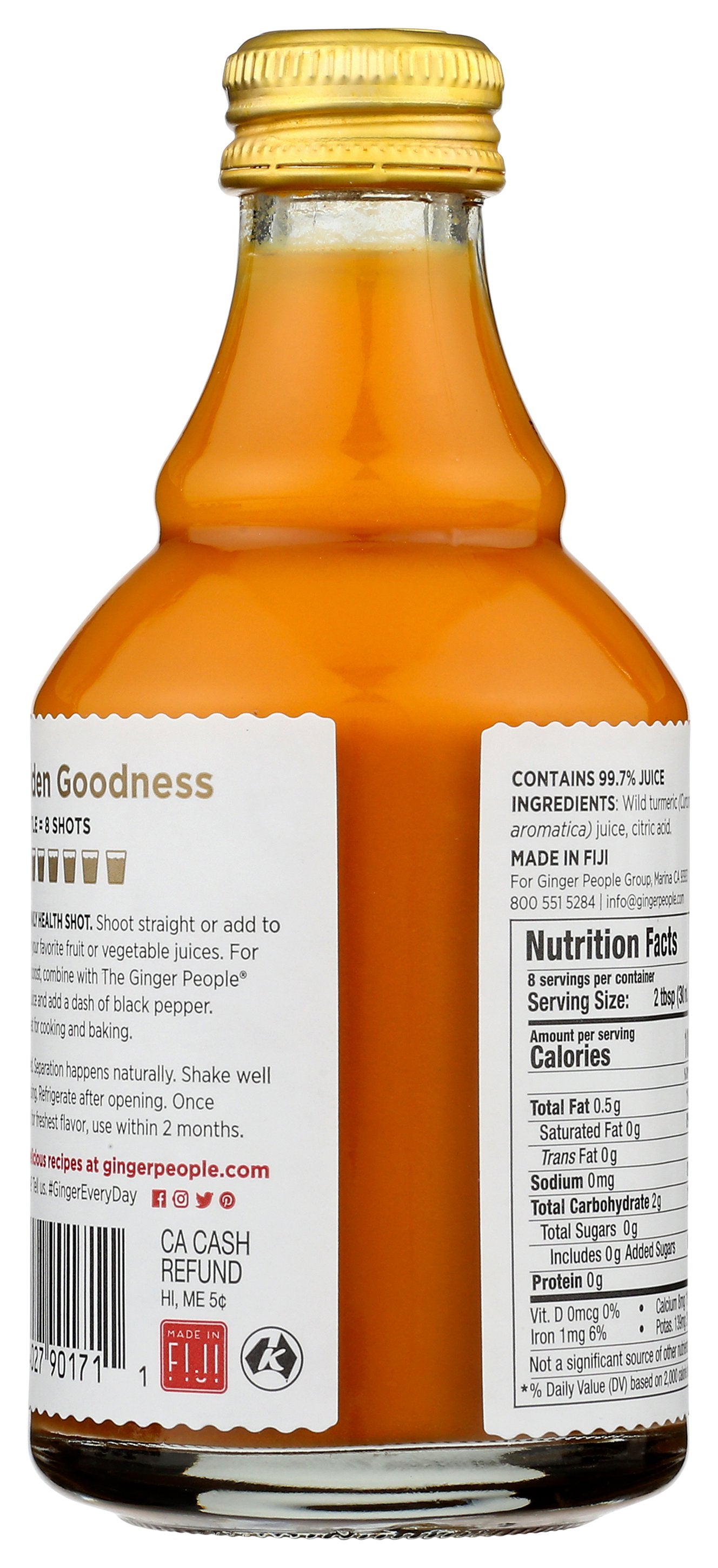GINGER PEOPLE JUICE TURMERIC - Case of 6