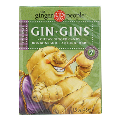 Ginger People Gingins Chewy Original Travel Packs - Case Of 24 - 1.6 Oz