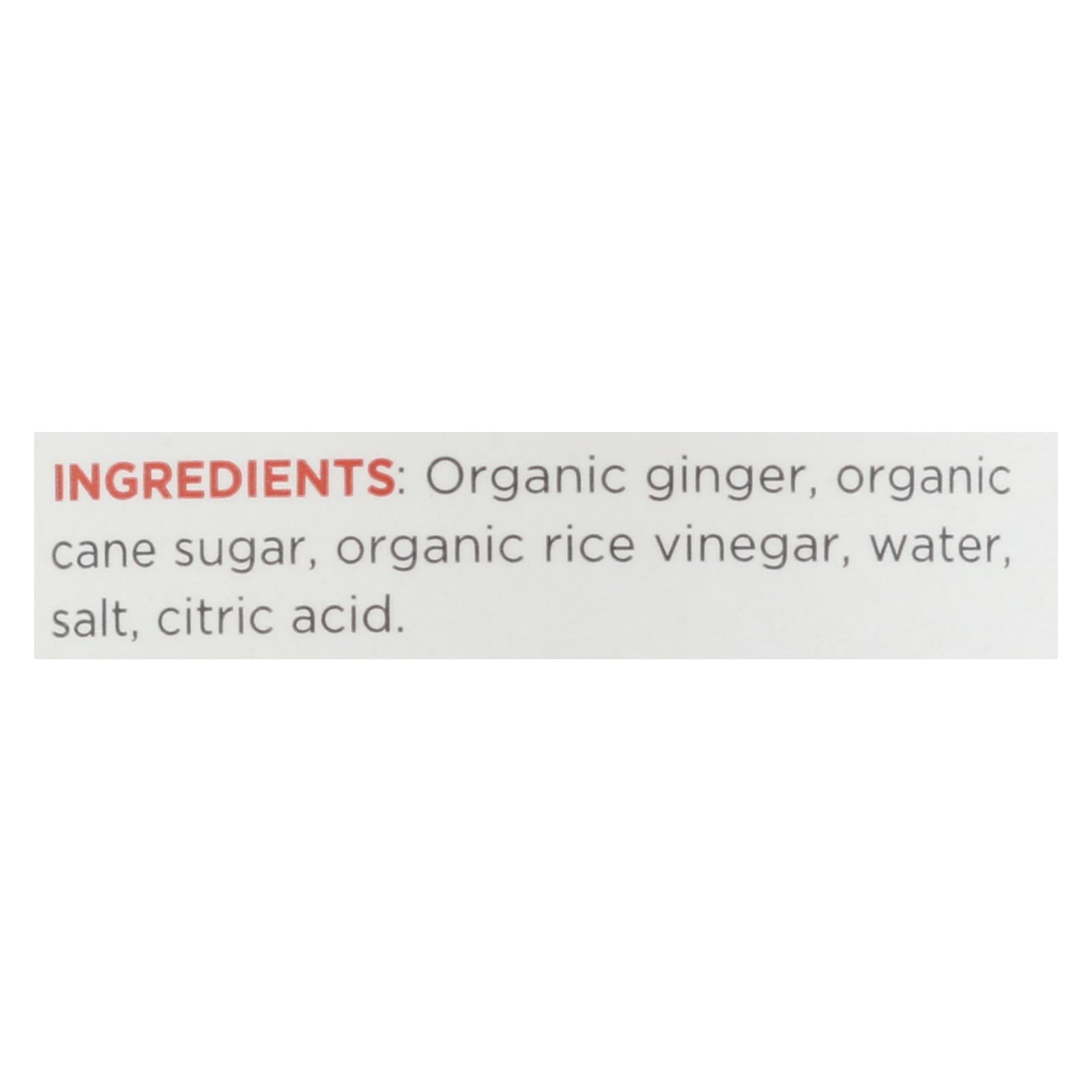 The Ginger People Organic Ginger - Grated - Case Of 12 - 6.7 Oz.