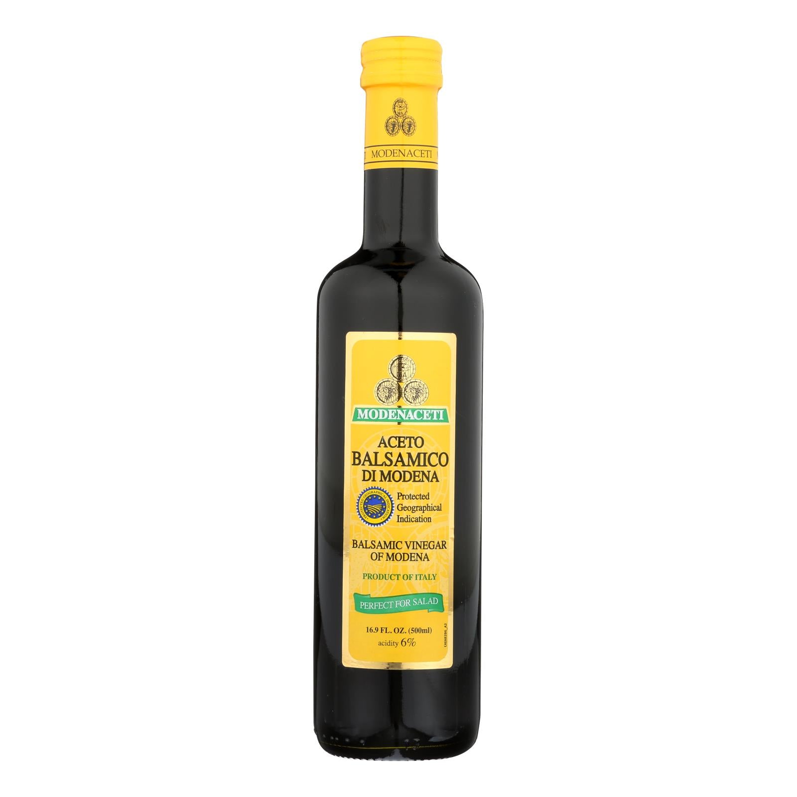 Modenaceti Balsamic Vinegar of Modena - Case of 6 - 16.9 Fl oz.