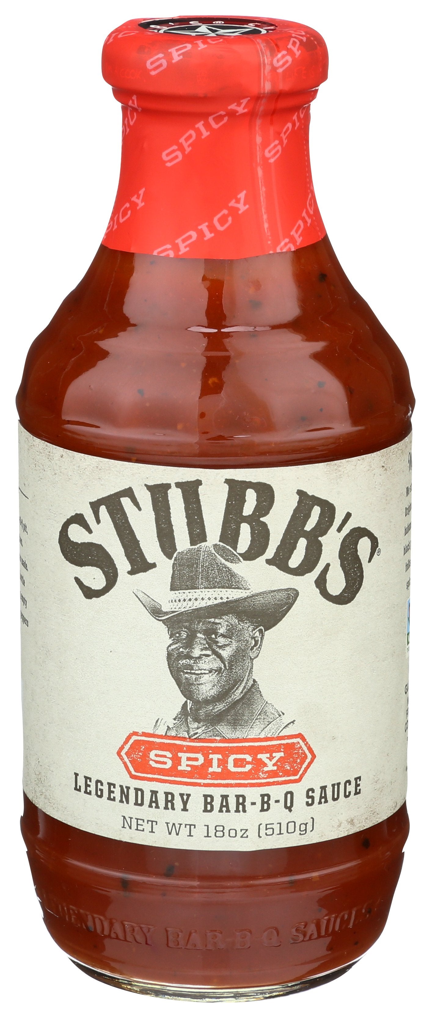 STUBBS SAUCE BBQ SPICY - Case of 6