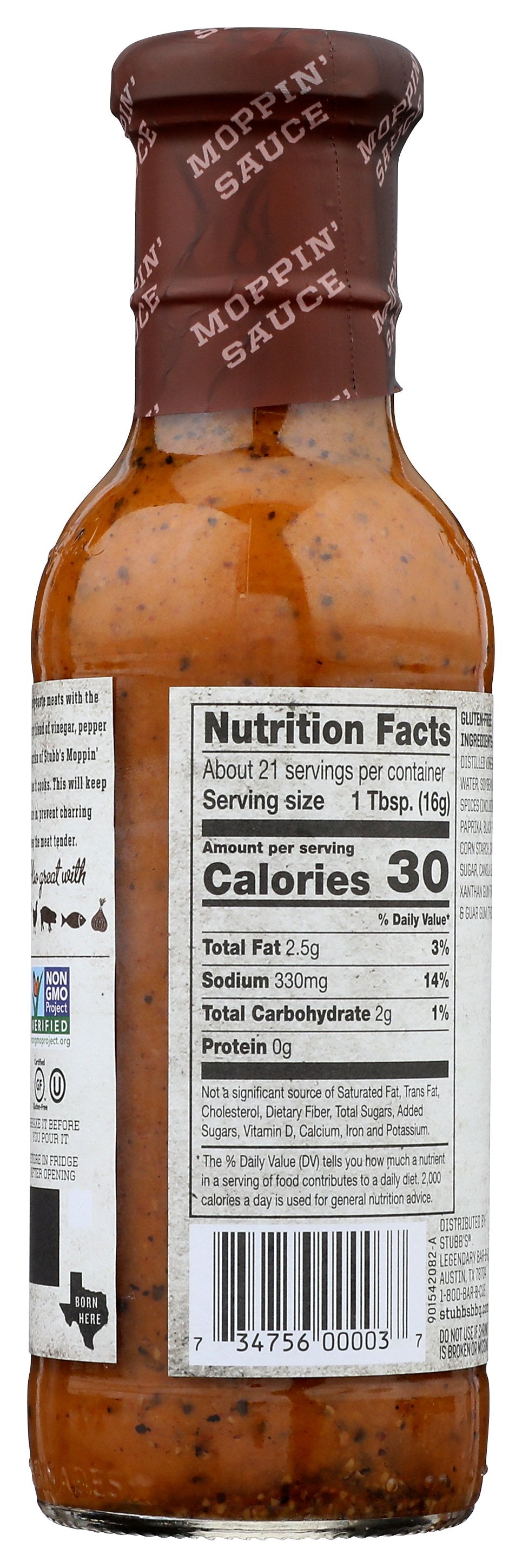 STUBBS SAUCE MOPPIN - Case of 6