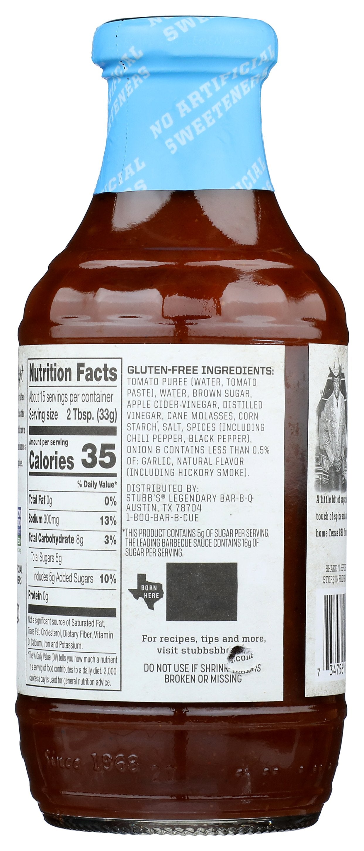 STUBBS SAUCE SIMPLY SWEET BBQ - Case of 6