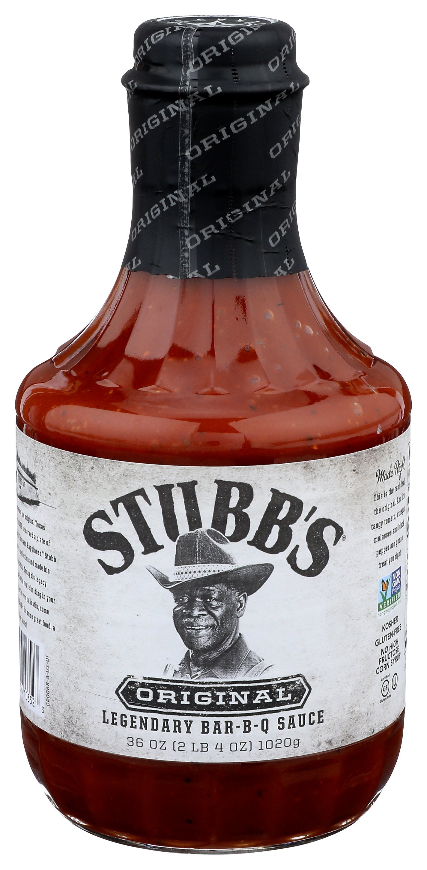 STUBBS SAUCE BBQ ORGNL - Case of 6 [STUBB'S - LEGENDARY BAR-B-Q SAUCE - ORIGINAL - 36 OUNCE - 36 OZ]