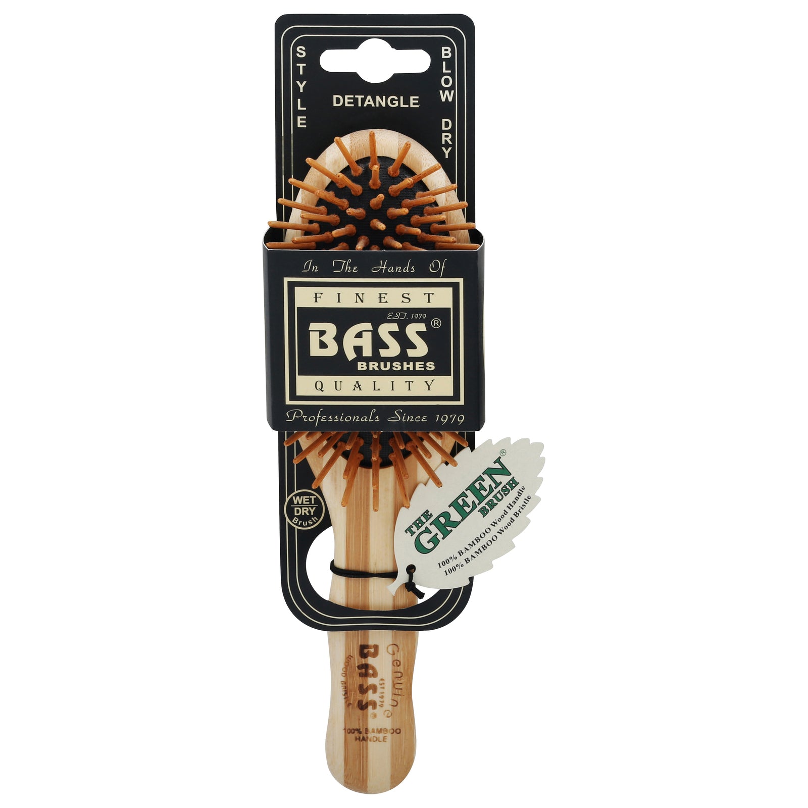 Bass Brushes - Brush Sm Wood Brstl Bambo - 1 Each - Ct