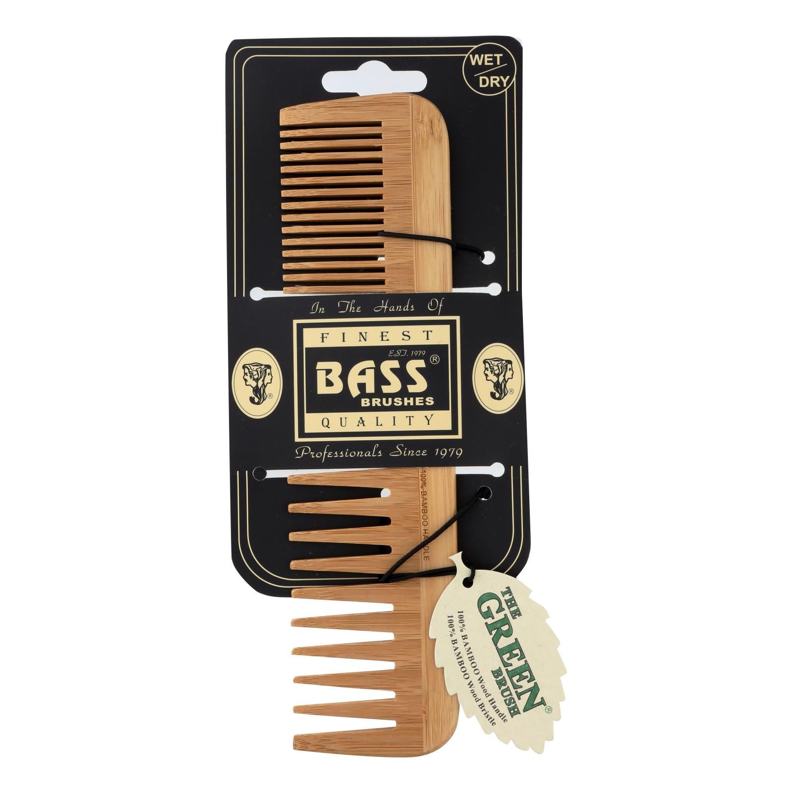 Bass Brushes Wet And Dry Comb  - 1 Each - Ct