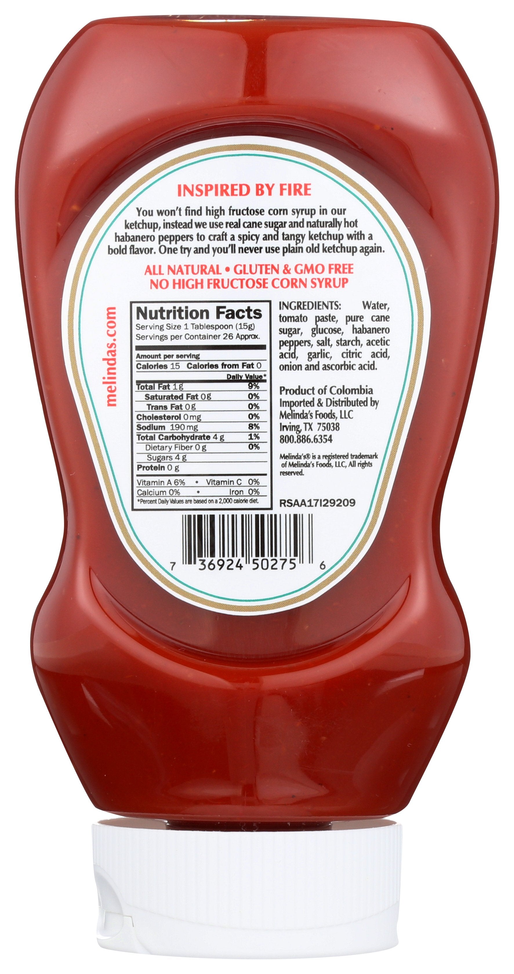 MELINDAS KETCHUP HABANERO - Case of 6