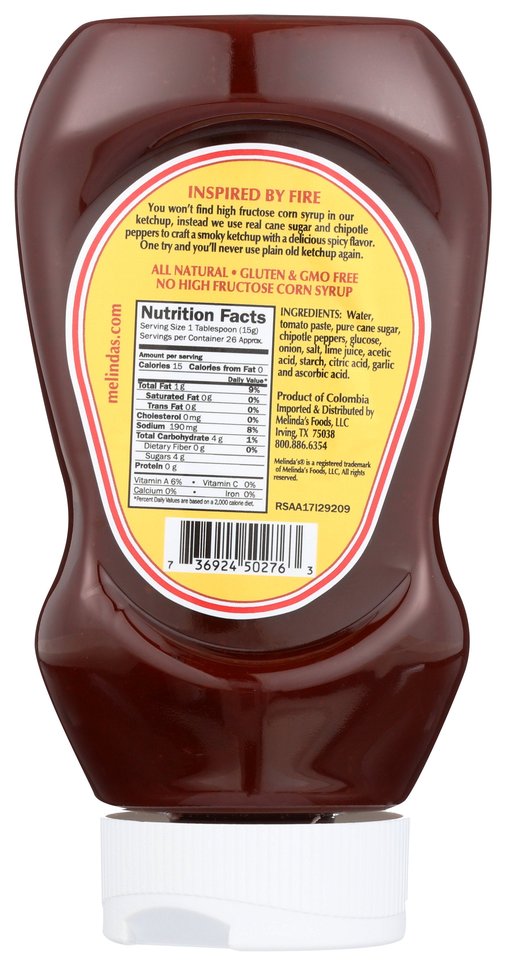 MELINDAS KETCHUP CHIPOTLE - Case of 6