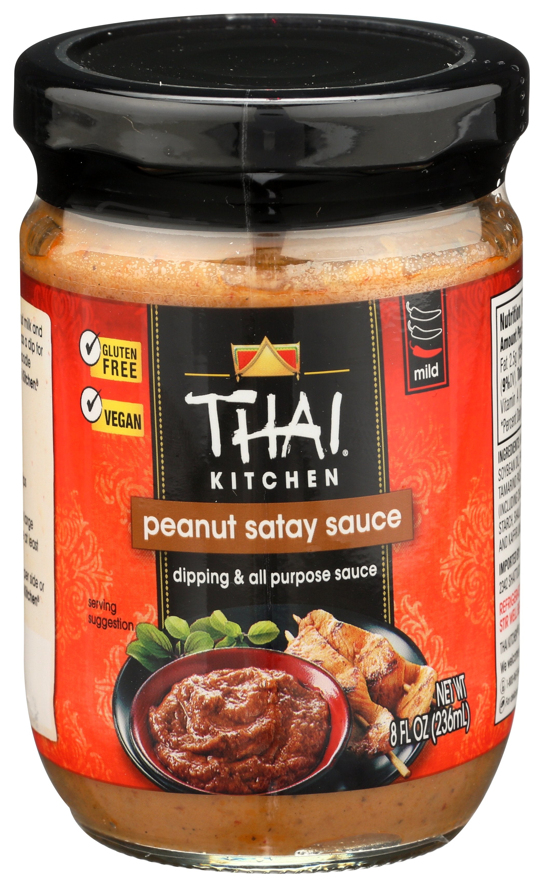 THAI KITCHEN SAUCE PEANUT SATAY - Case of 6