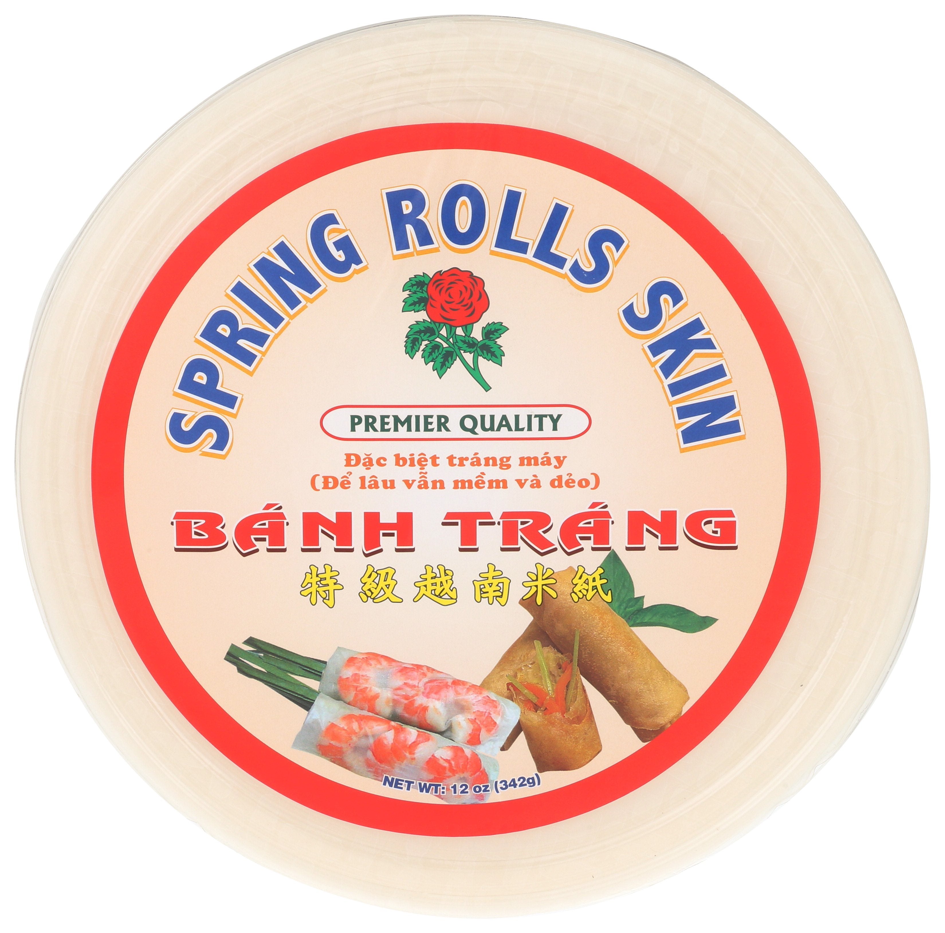 ROSE BRAND SPRING ROLL RICE SKIN - Case of 10