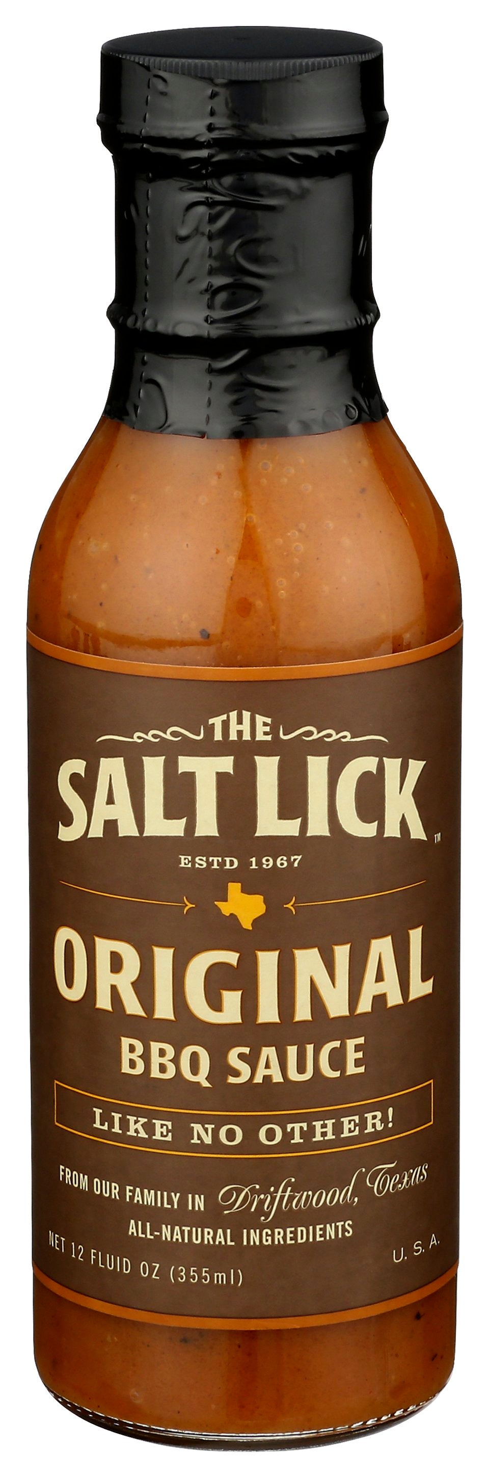 SALT LICK SAUCE BBQ ORIG RECIPE - Case of 6