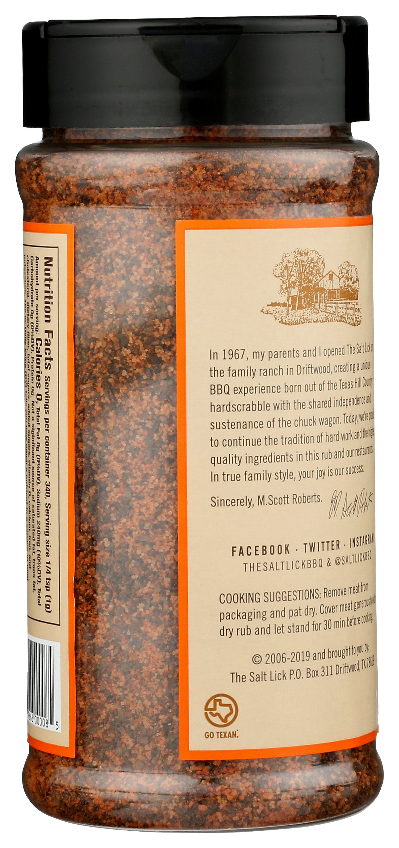 SALT LICK RUB DRY GARLIC - Case of 6