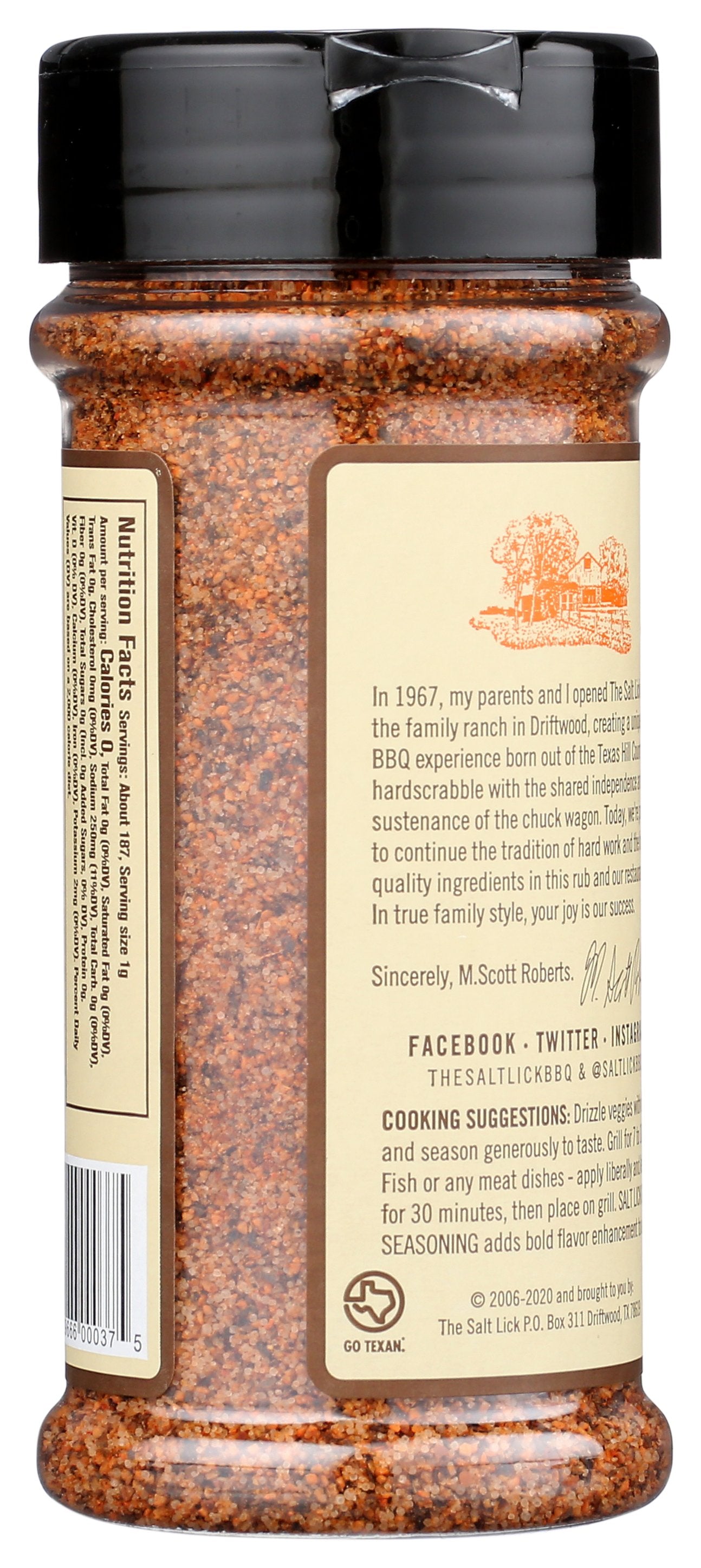 SALT LICK SEASONING GRILL - Case of 6