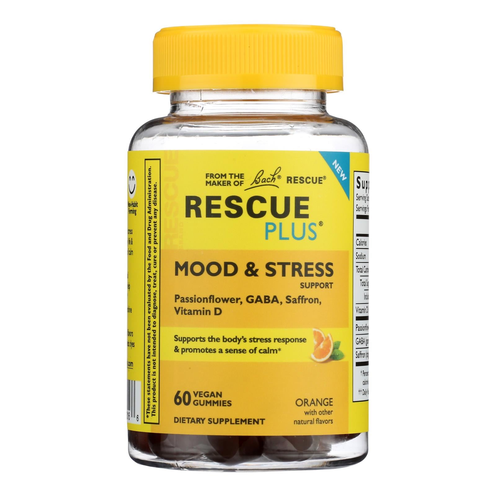 Rescue - Mood Stress Support Gummy Orange - 1 Each-60 Count