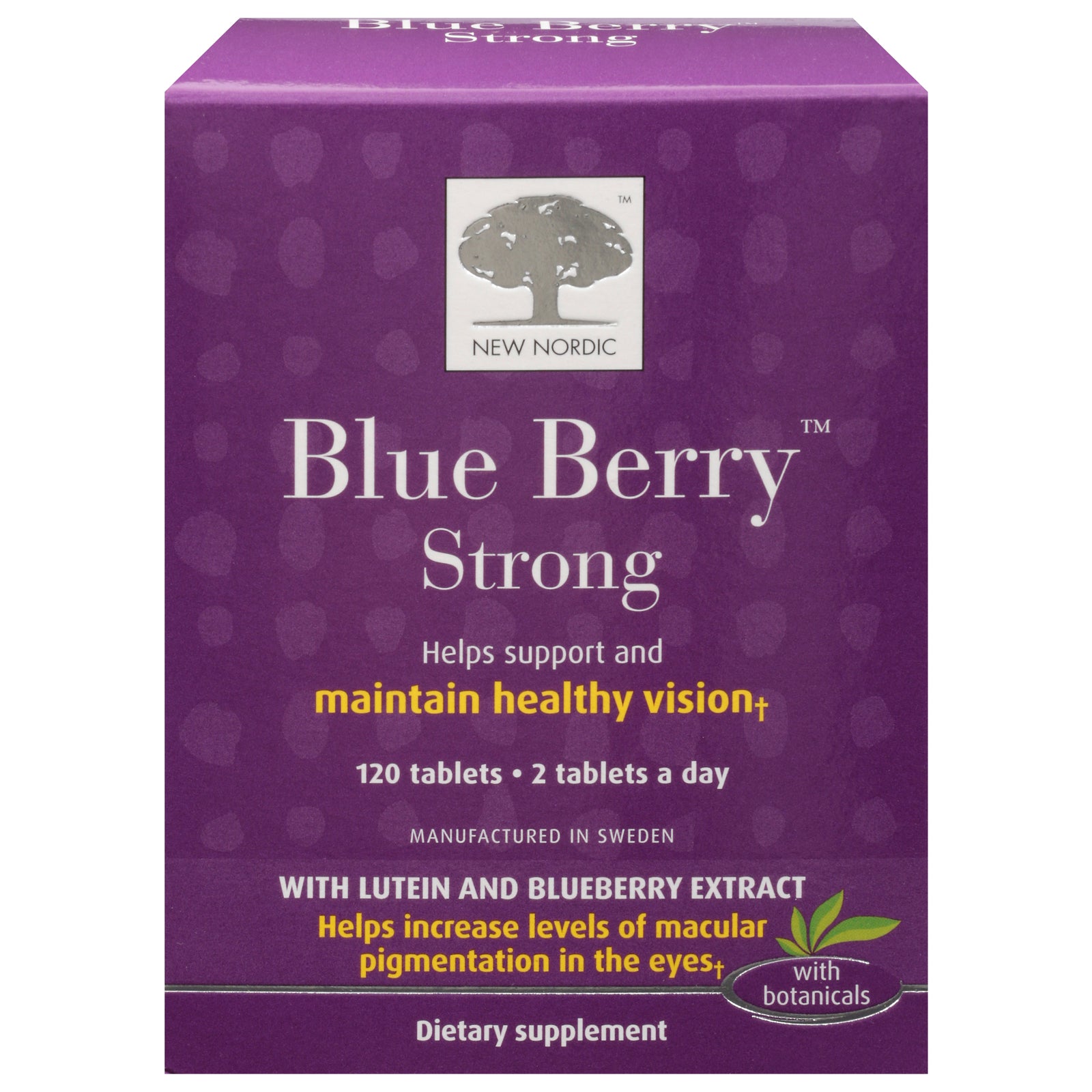 New Nordic - Blue Berry Strong - 1 Each-120 TAB