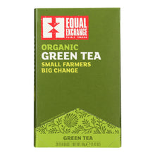 Load image into Gallery viewer, Equal Exchange Organic Green Tea - Green Tea - Case Of 6 - 20 Bags