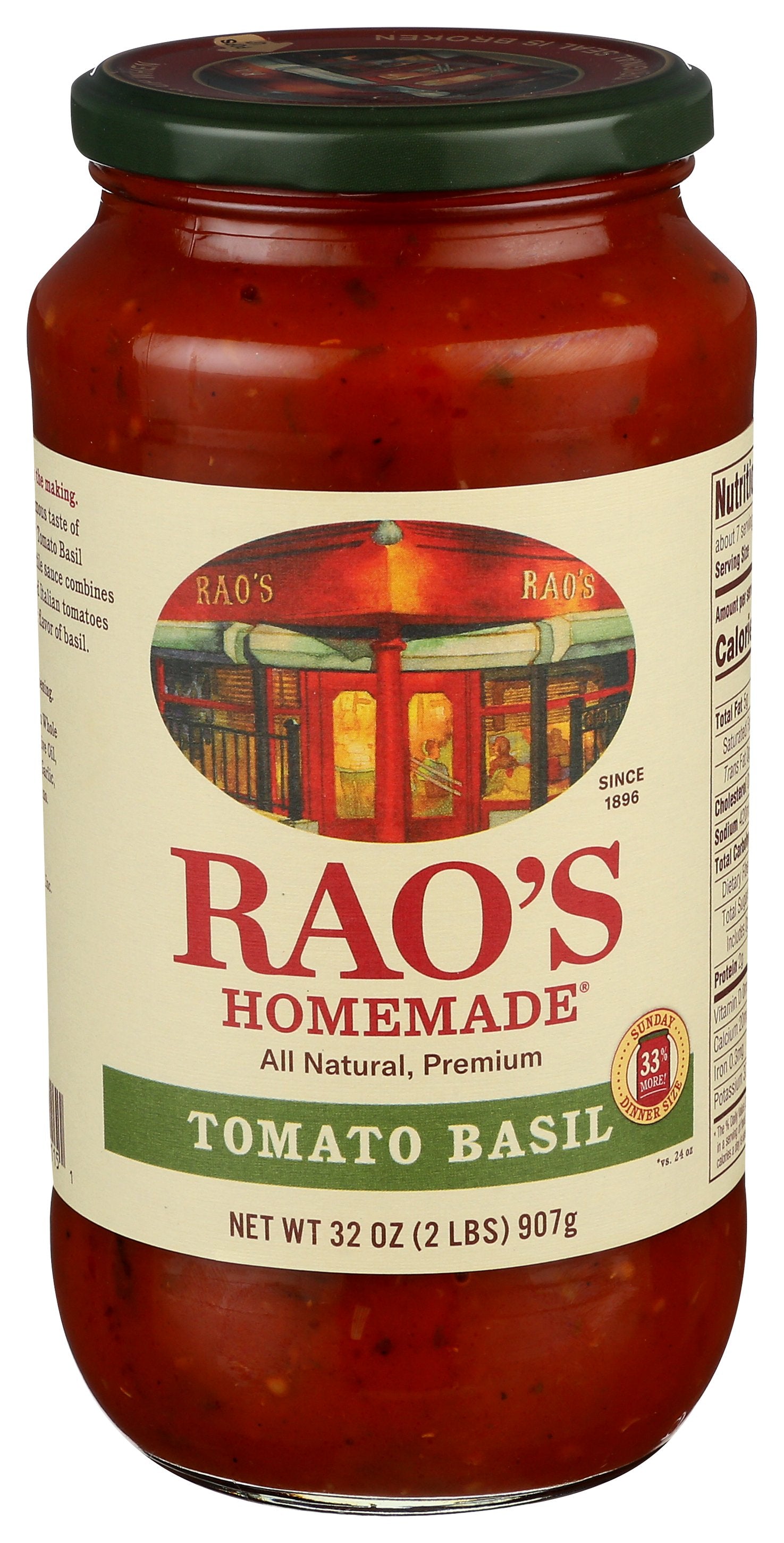 RAOS SAUCE TOMATO BASIL - Case of 6