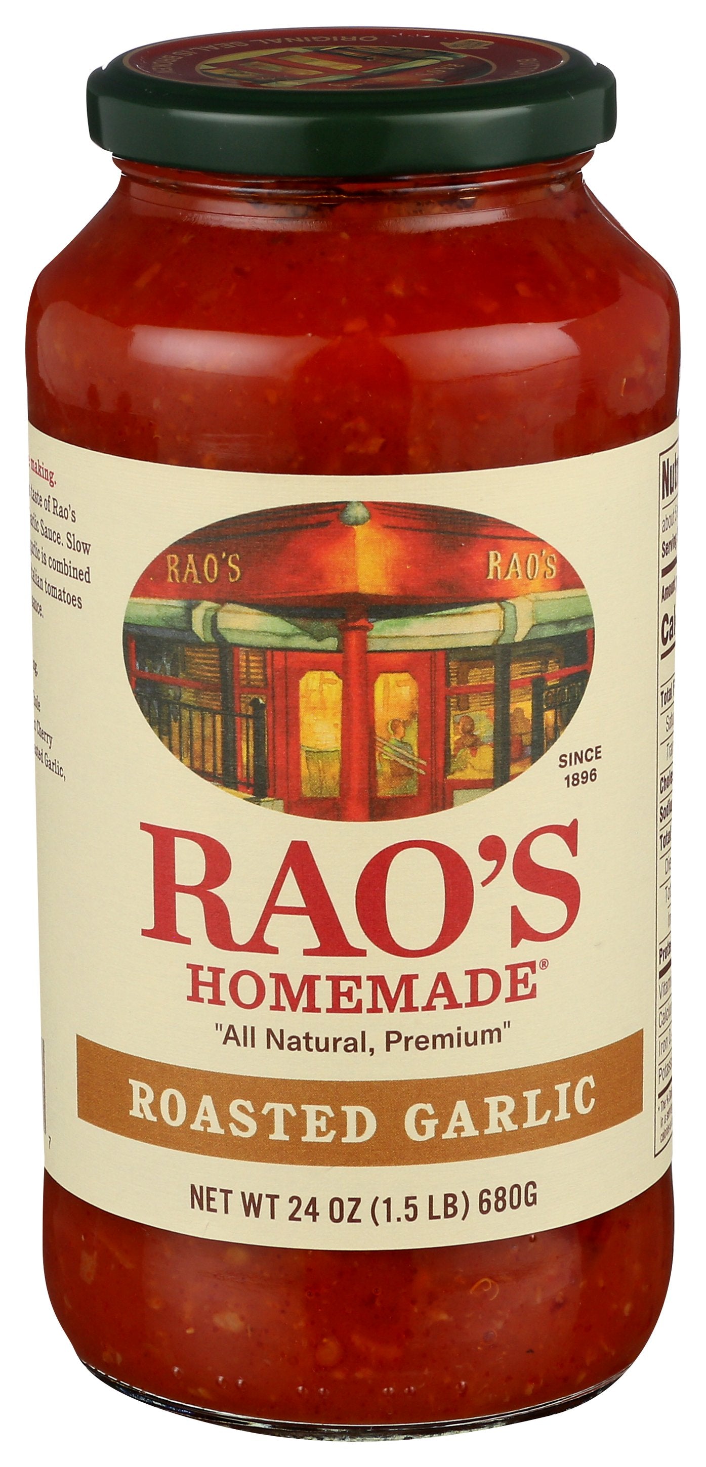 RAOS SAUCE RSTD GARLIC - Case of 6
