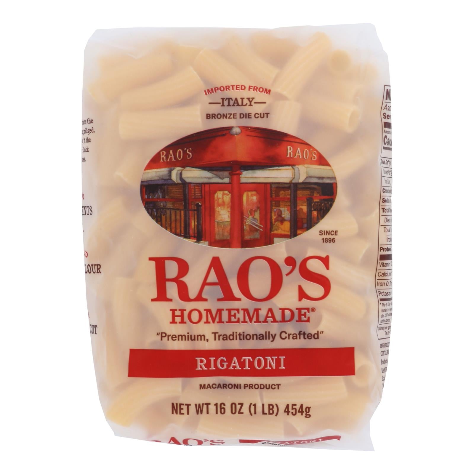 Rao's - Pasta Rigatoni - Case of 6-16 OZ