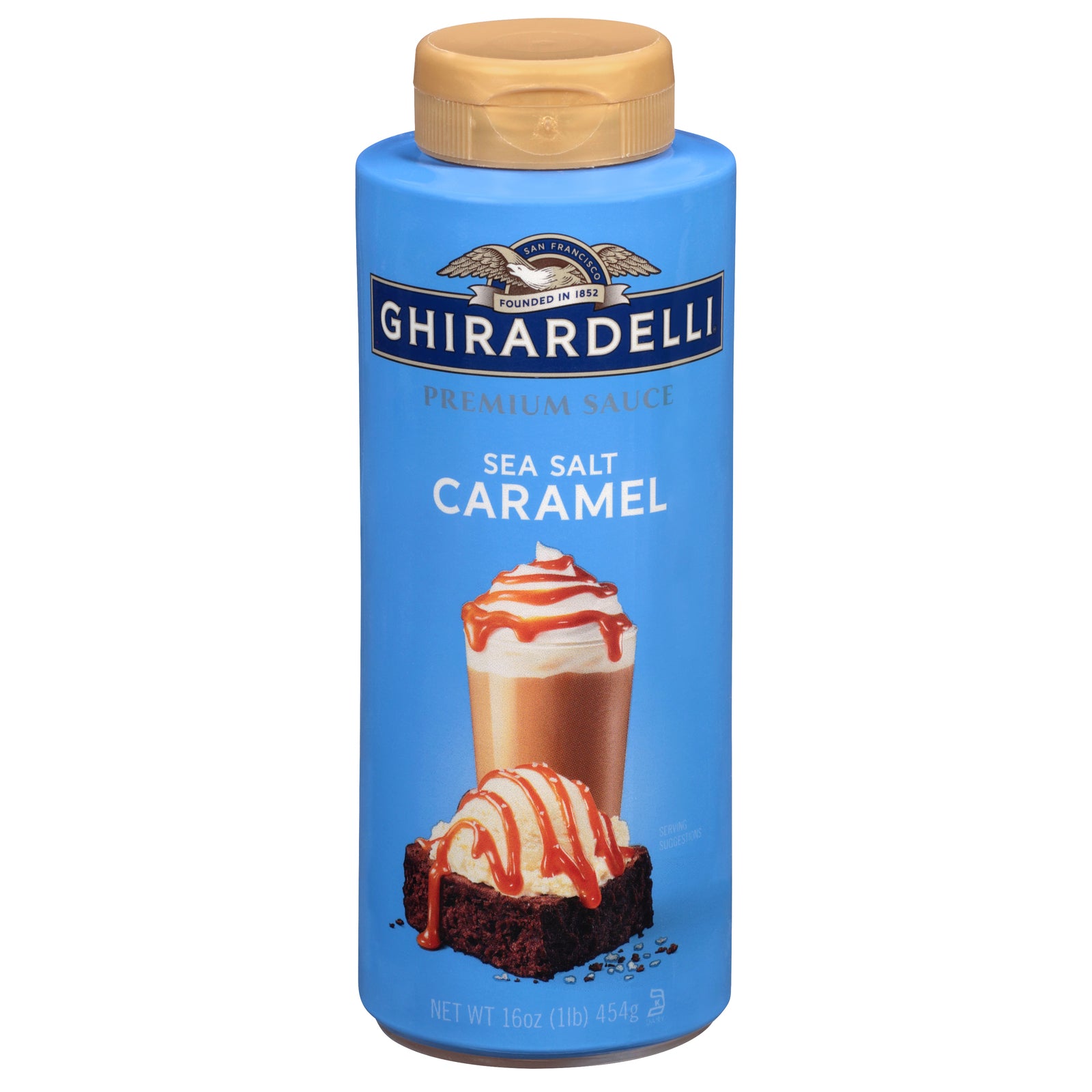 Ghirardelli - Sauce Sea Salt Caramel - Case of 6-16 OZ