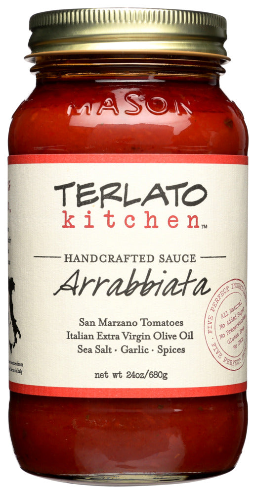 Terlato Kitchen Sauce Arrabbiata Small Batch - Pack of 6 - 24 oz