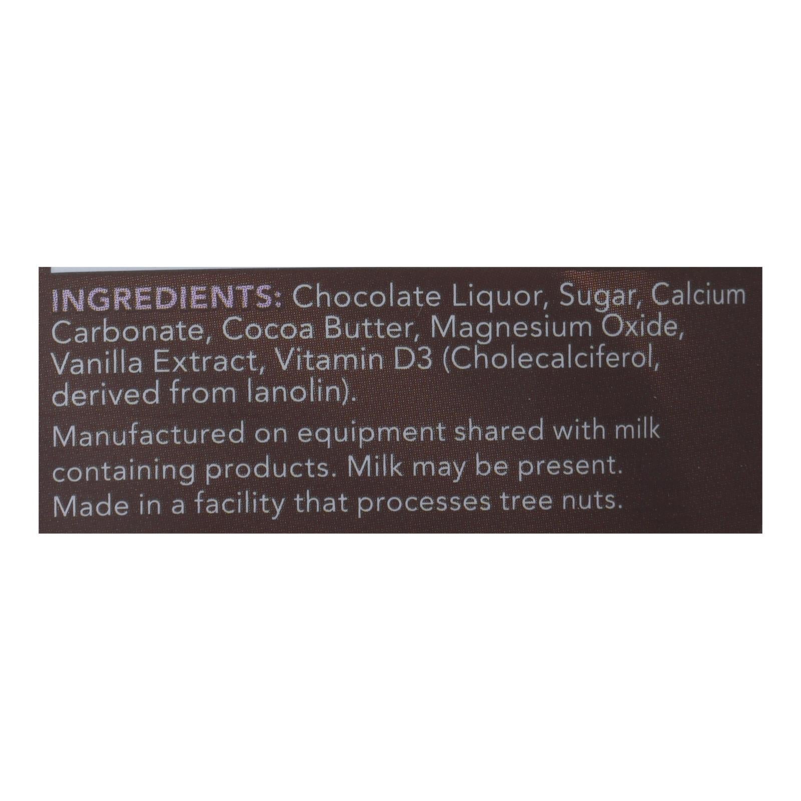 Adora - Chocolate Disk Dark Chocolate Calcium - 1 Each - 30 Count