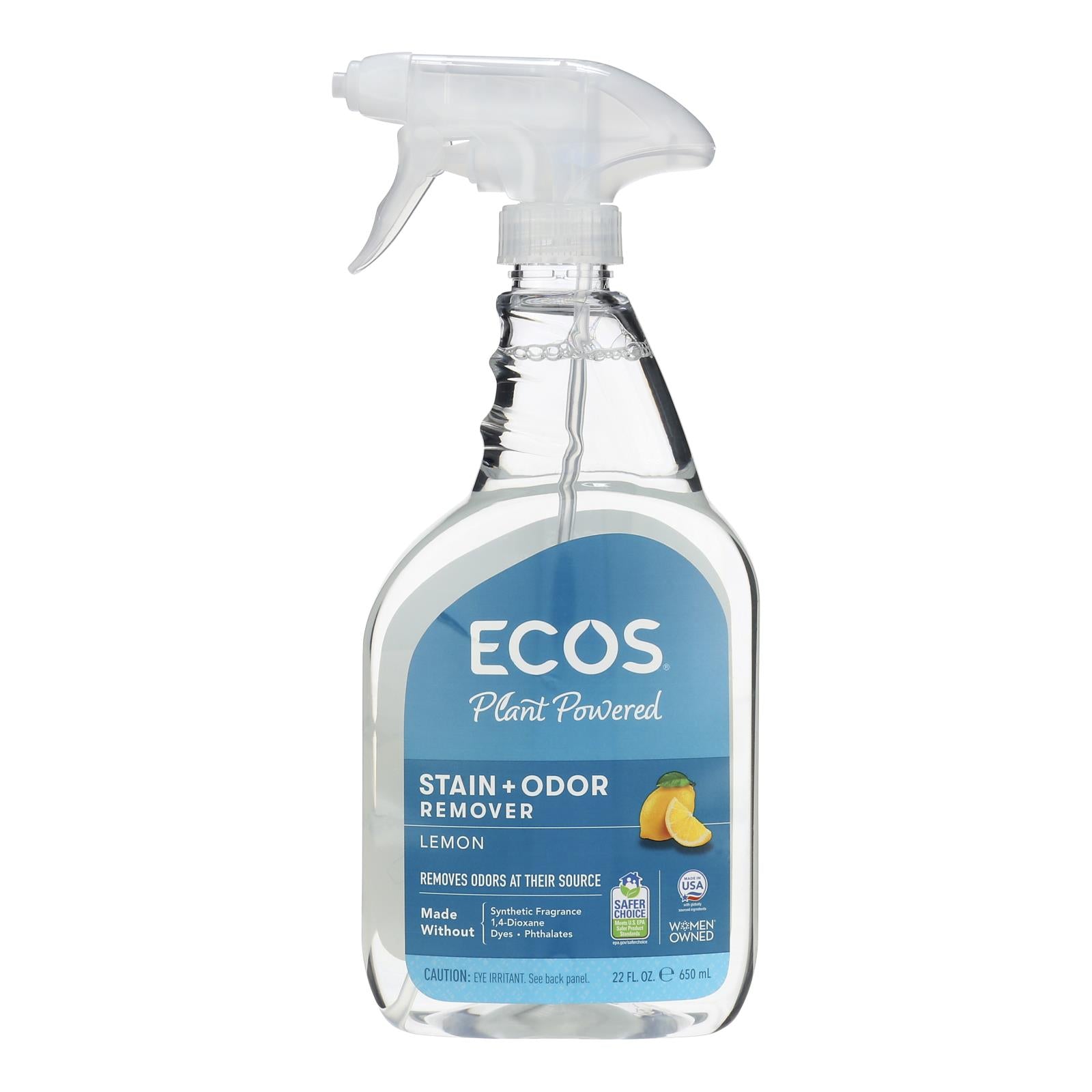 Earth Friendly Stain And Odor Remover Spray - Case Of 6 - 22 Fl Oz