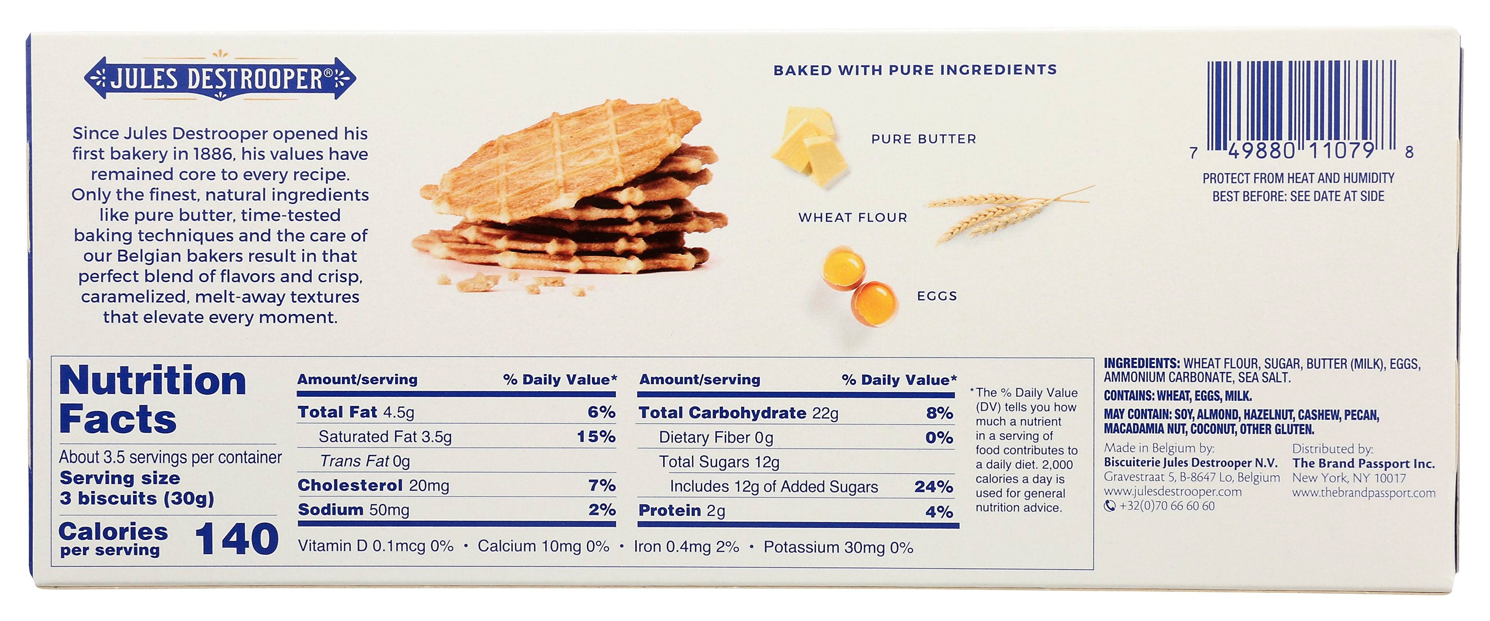 JULES DESTROOPER COOKIE BUTTER CRISPS - Case of 12