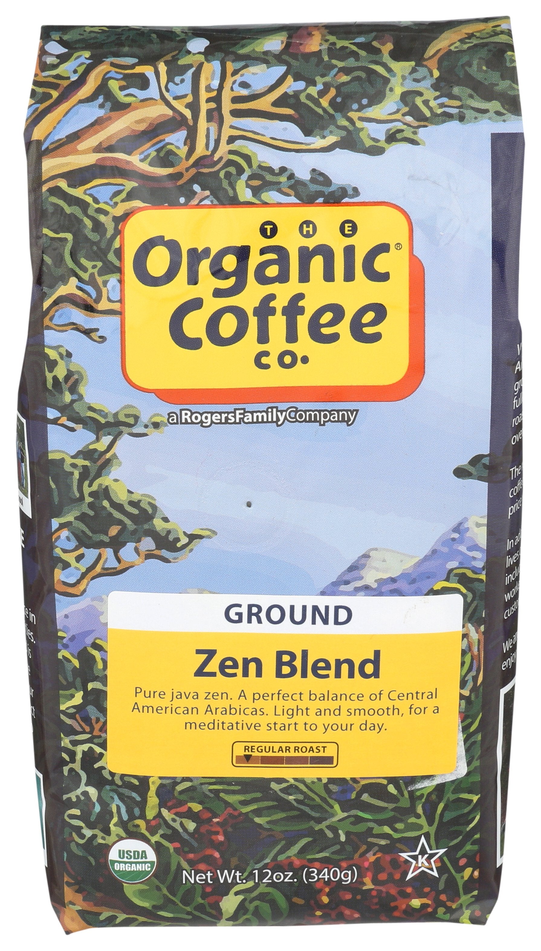 ORGANIC COFFEE CO COFFEE GRND ZEN BLEND ORG - Case of 6