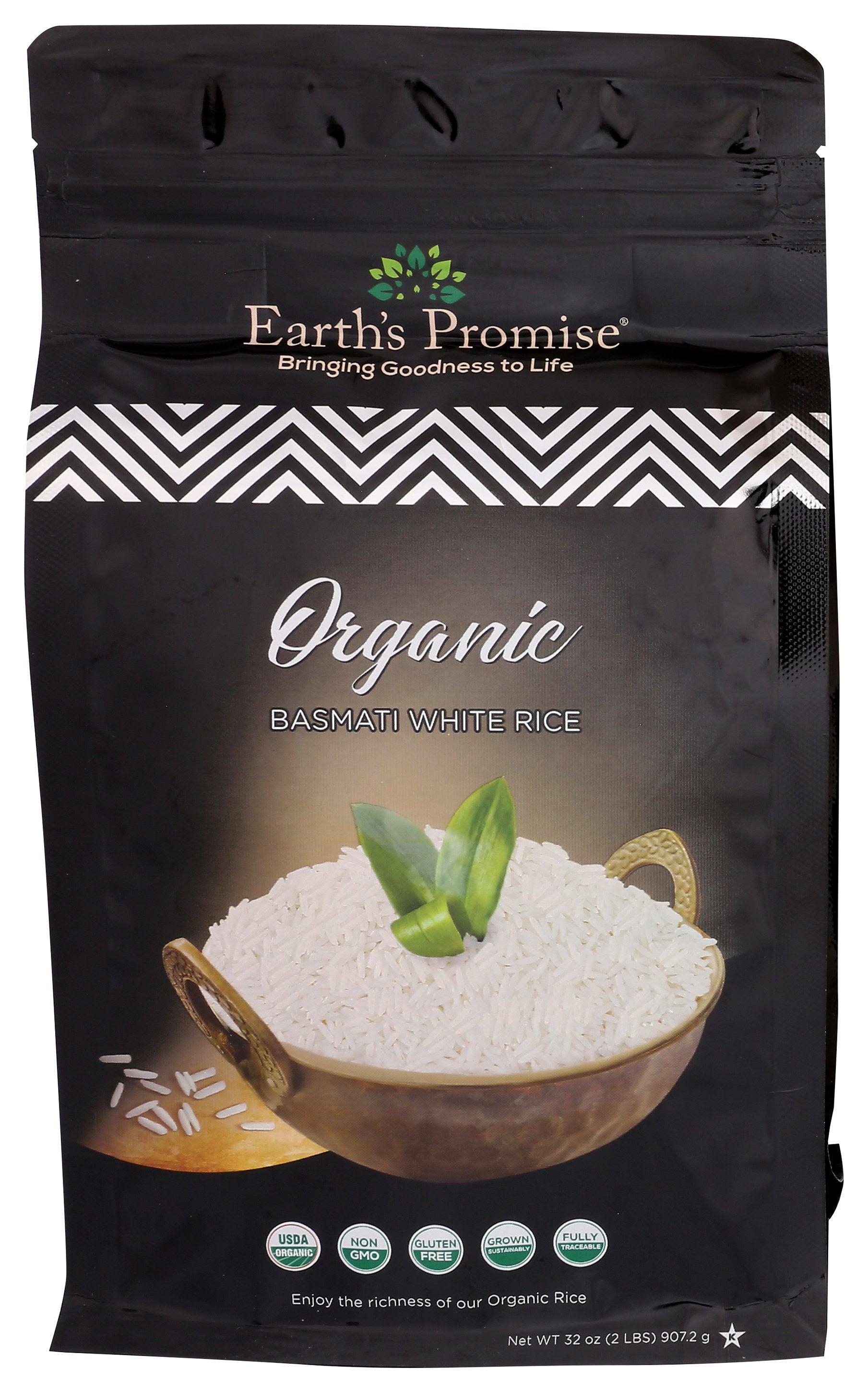 EARTHS PROMISE RICE BASMATI WHITE ORG - Case of 5