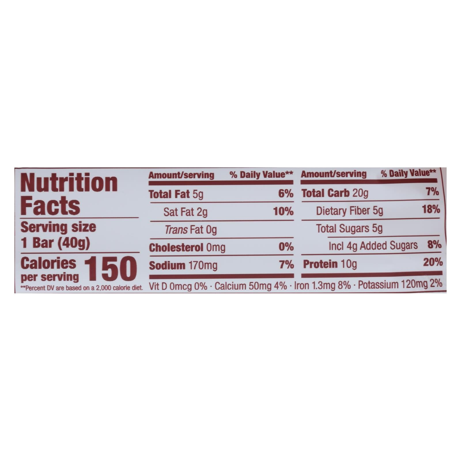 Think Products thinkThin Bar - Lean Protein Fiber - Chocolate Peanut - 1.41 oz - 1 Case