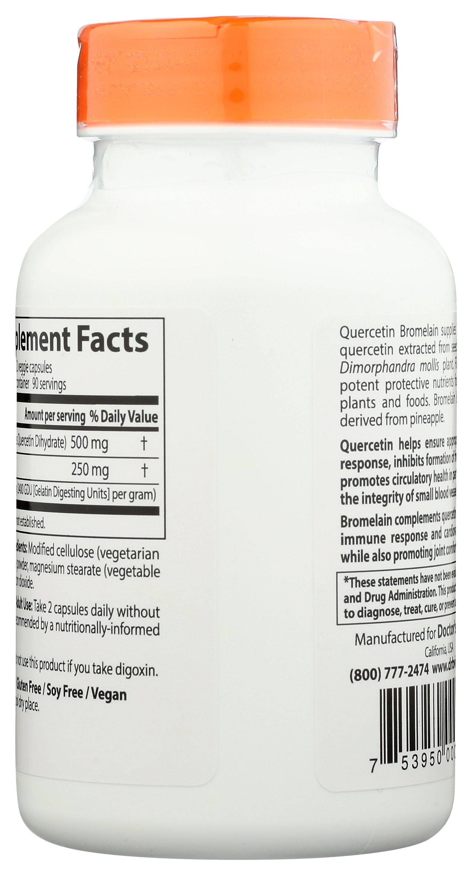 DOCTORS BEST QUERCETIN BROMELAIN