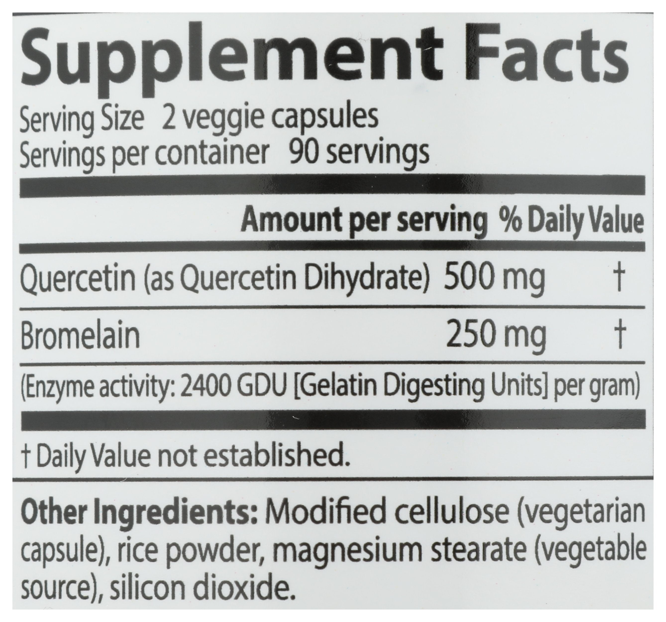 DOCTORS BEST QUERCETIN BROMELAIN