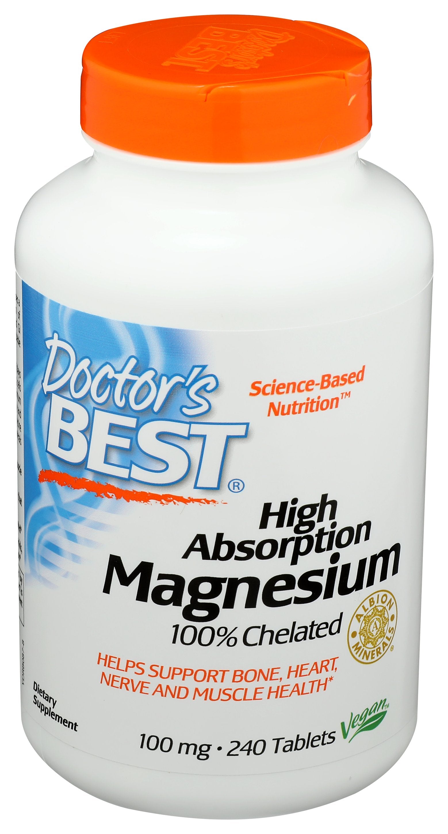 DOCTORS BEST HI ABS CHELATED MAGNESIUM
