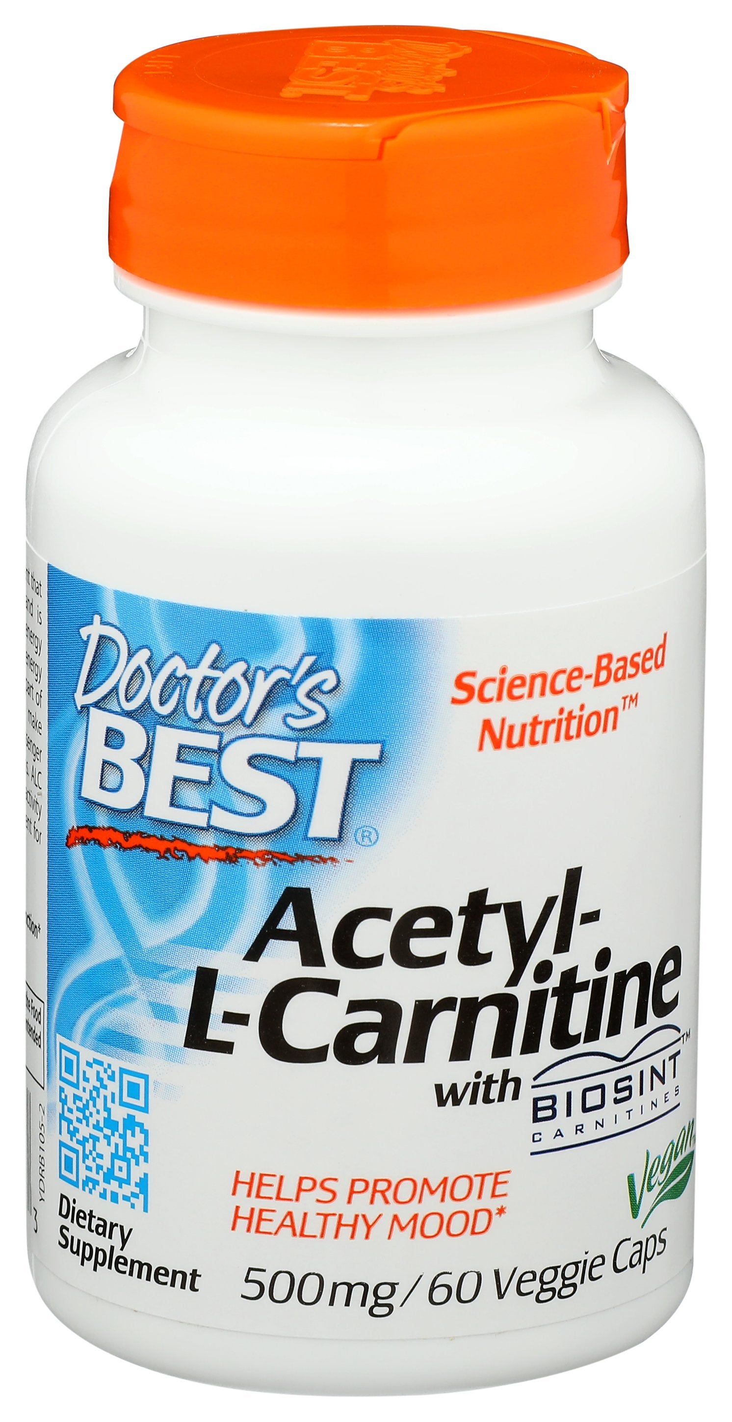 DOCTORS BEST ACETYLE L-CARNITINE 500MG