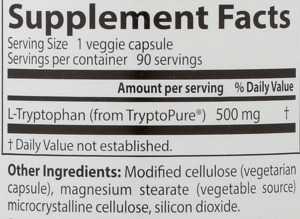 DOCTORS BEST L TRYPTOPHAN 500MG