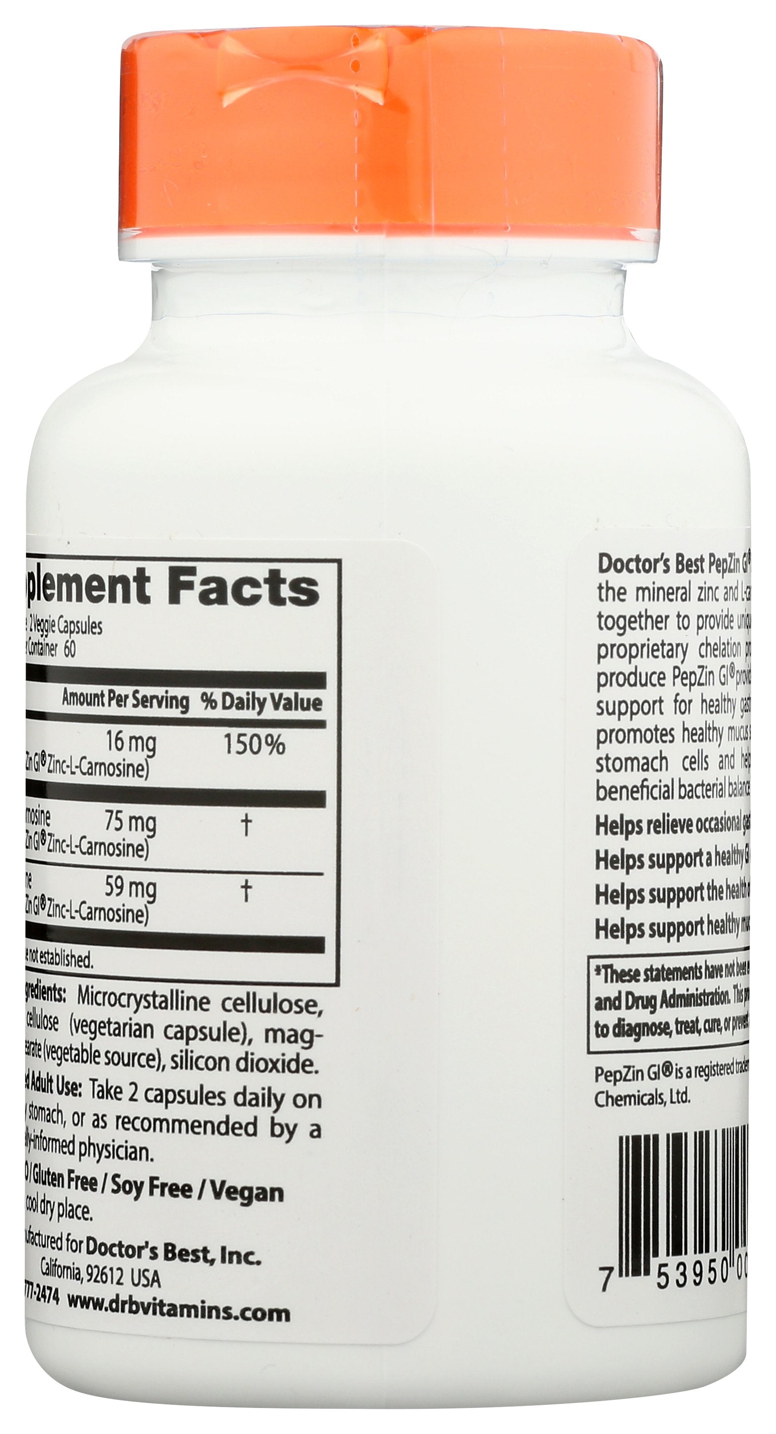 DOCTORS BEST PEPZINGI DIGESTIVE